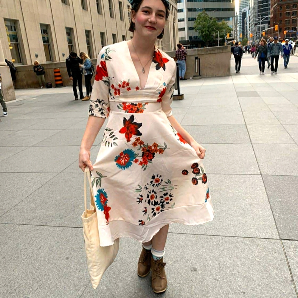 Vintage designed dress / M